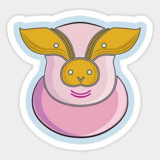 owl pig Sticker